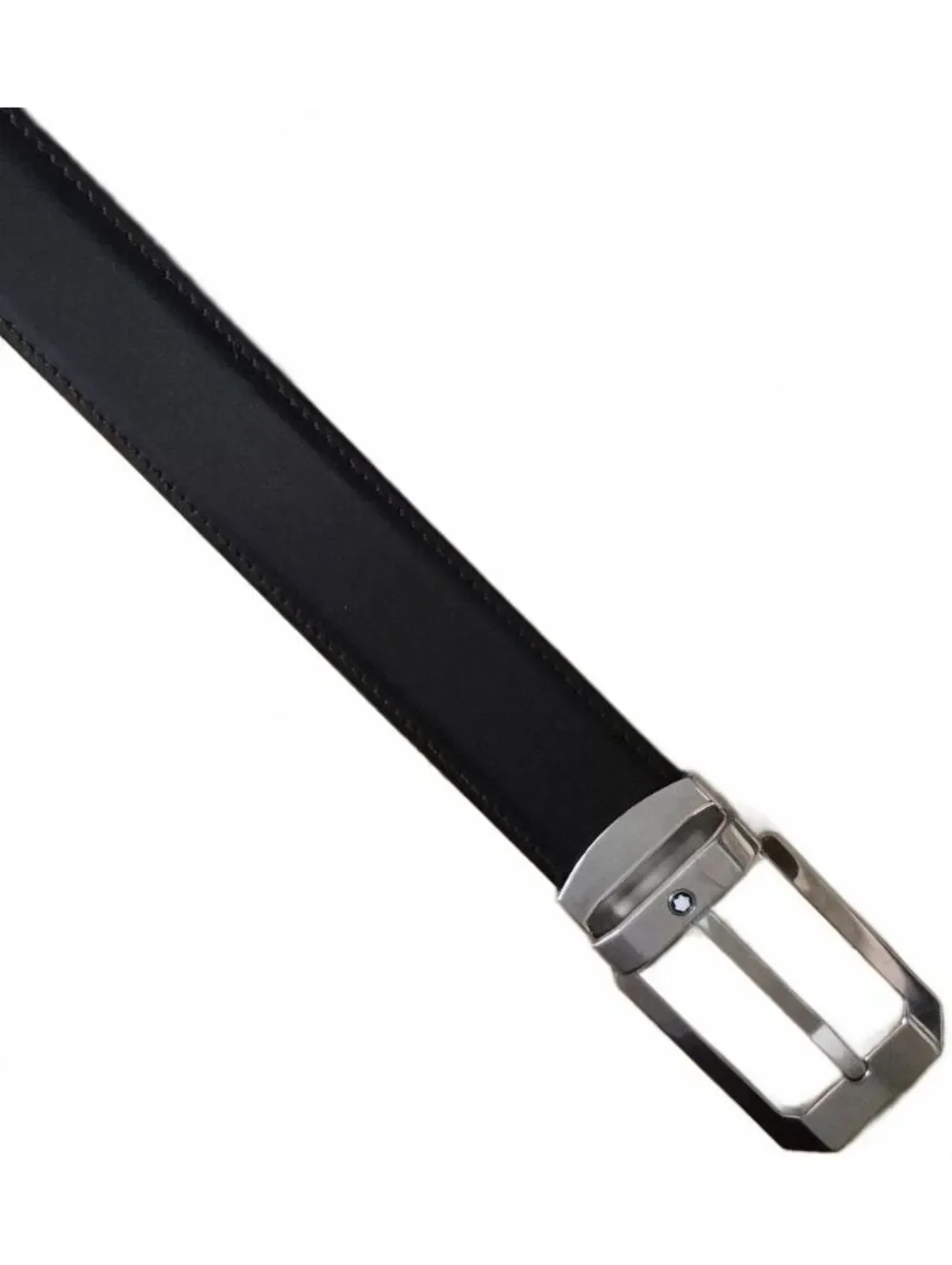 Montblanc Rectangular Stainless Steel Pin Buckle Reversible